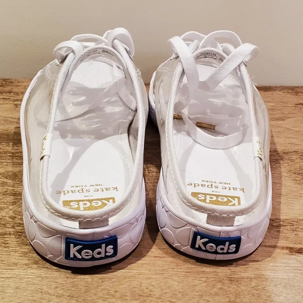 Keds x Kate Spade Women's Kickstart Mules Clear Gold Shoes Size 9 US - Picture 7 of 15